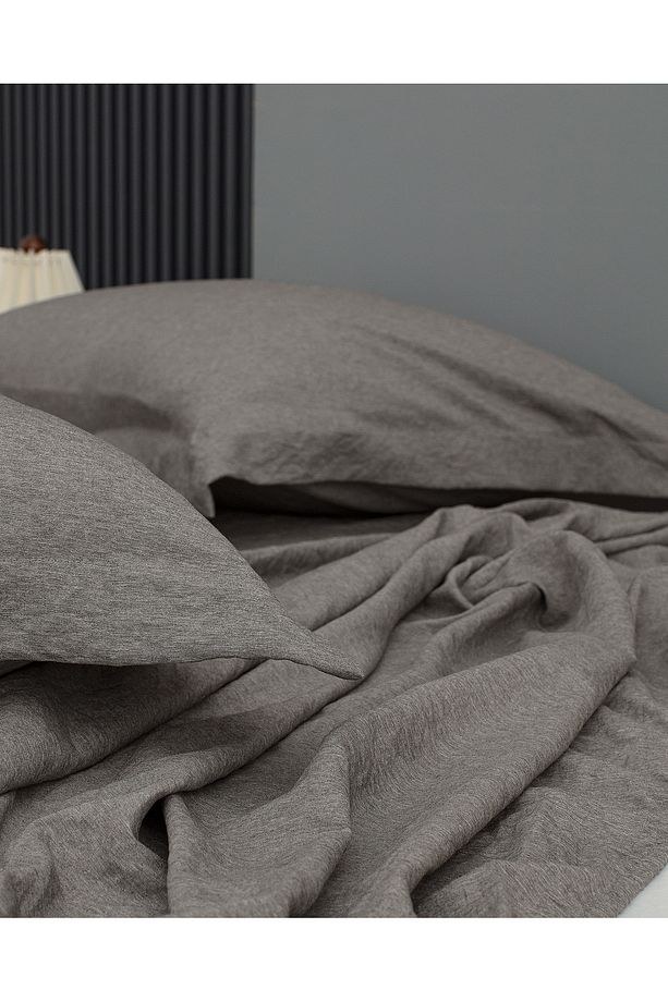 Meleni Tek Kişilik Comforter Set - Kahverengi - 6