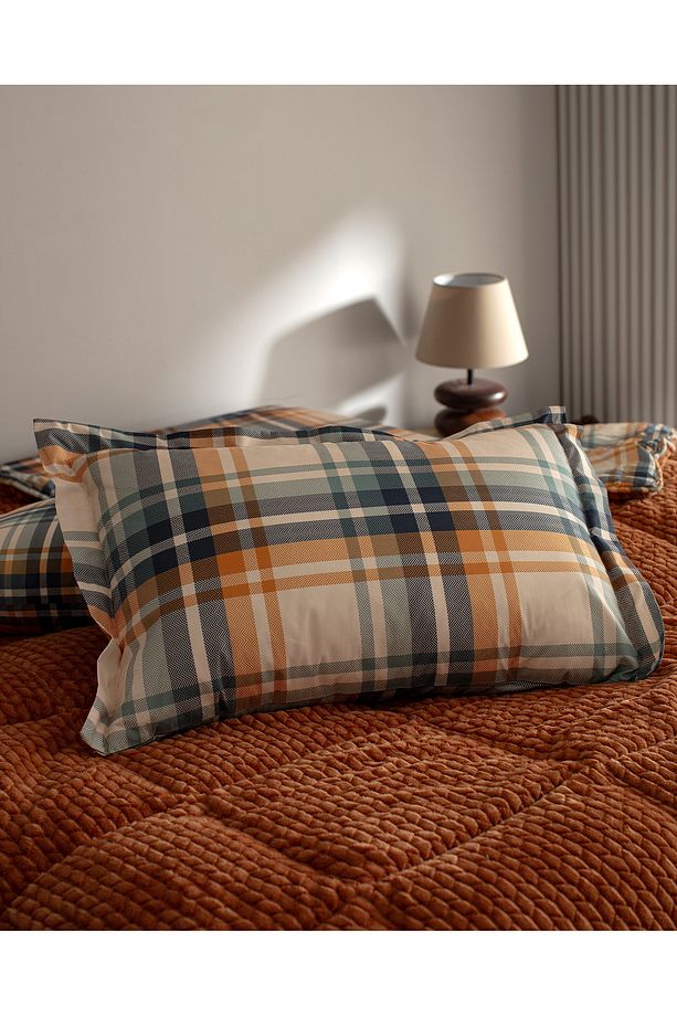 Beth Tek Kişilik Wellsoft Comforter Set - Turuncu - 5