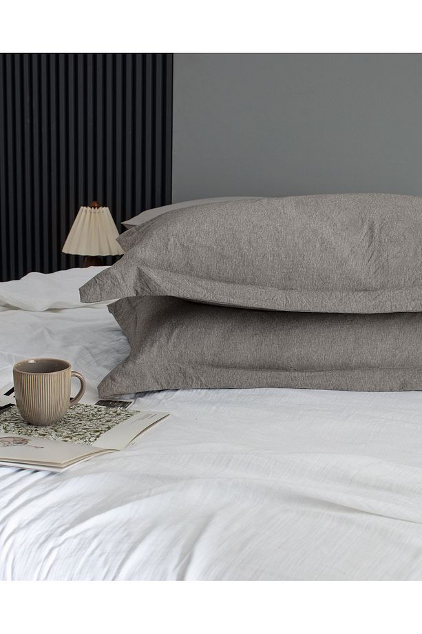 Meleni Tek Kişilik Comforter Set - Kahverengi - 4