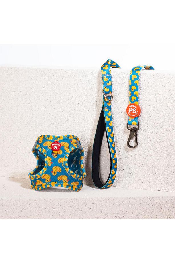 Ducks Leash & Air-Mesh Kedi Köpek Tasma ve Gezdirme Kayışı Seti Tasma Seti - 2