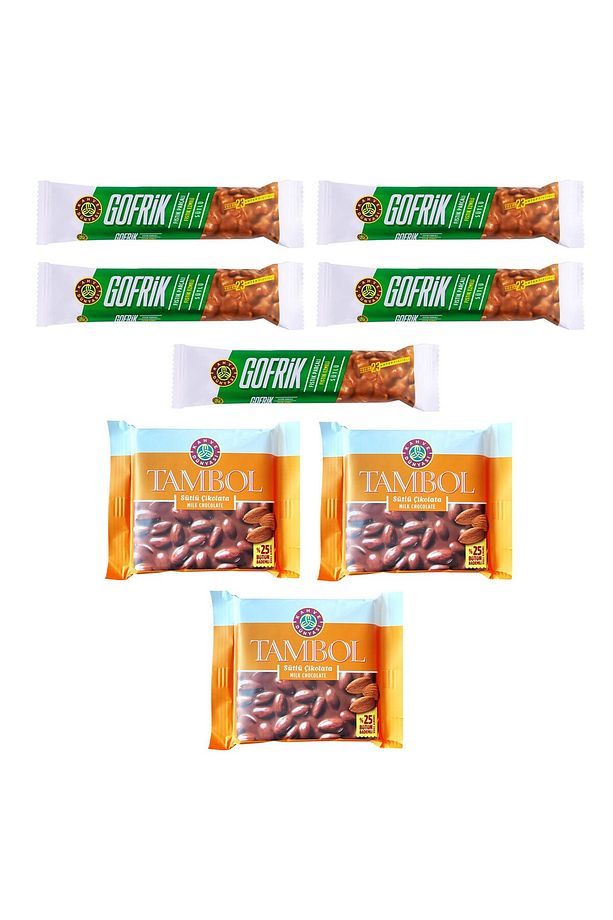 Gofrik 33 gr 5 Adet + Tambol Bademli 77 gr 3 Adet - 1