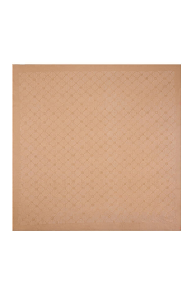 Bej 90x90 Koza Eşarp - 1