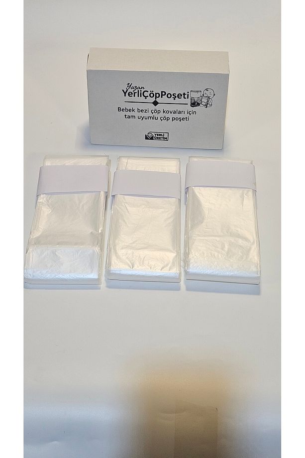 Twist&Click ile Tam Uyumlu Yerli Malı Çöp Poşeti - 3 lü yedek poşet paketi - 3