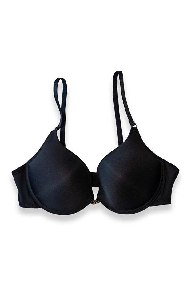 Simple Push Up Sütyen Siyah - 1