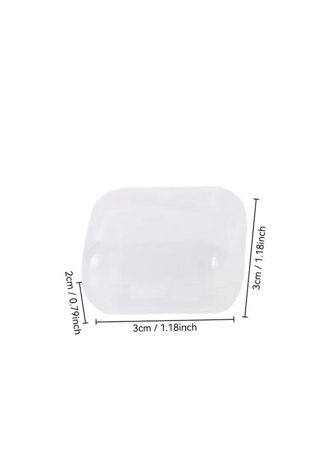 5 Adet Mini Şeffaf Plastik Altın Takı Mücevher Kolye Yüzük Küpe Saklama Kutusu - 4