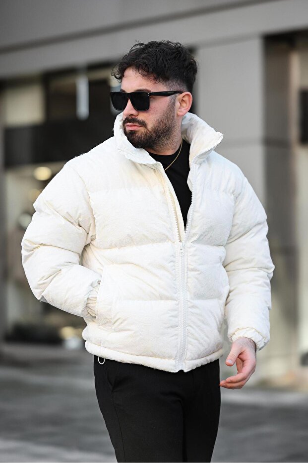 معطف شتوي مطبوع للرجال - 3