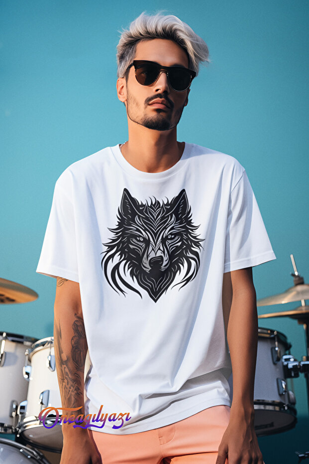 Oversize Tokyo Printed White garalio T-shirt