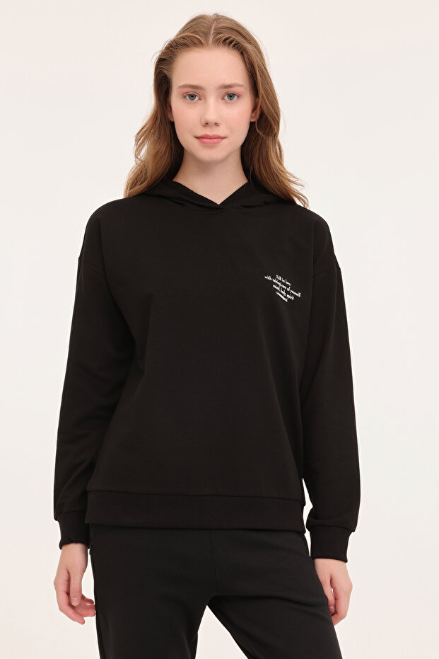 Wb Anna 17Ct1179 - 4Pr Black Women's Sweatshirt