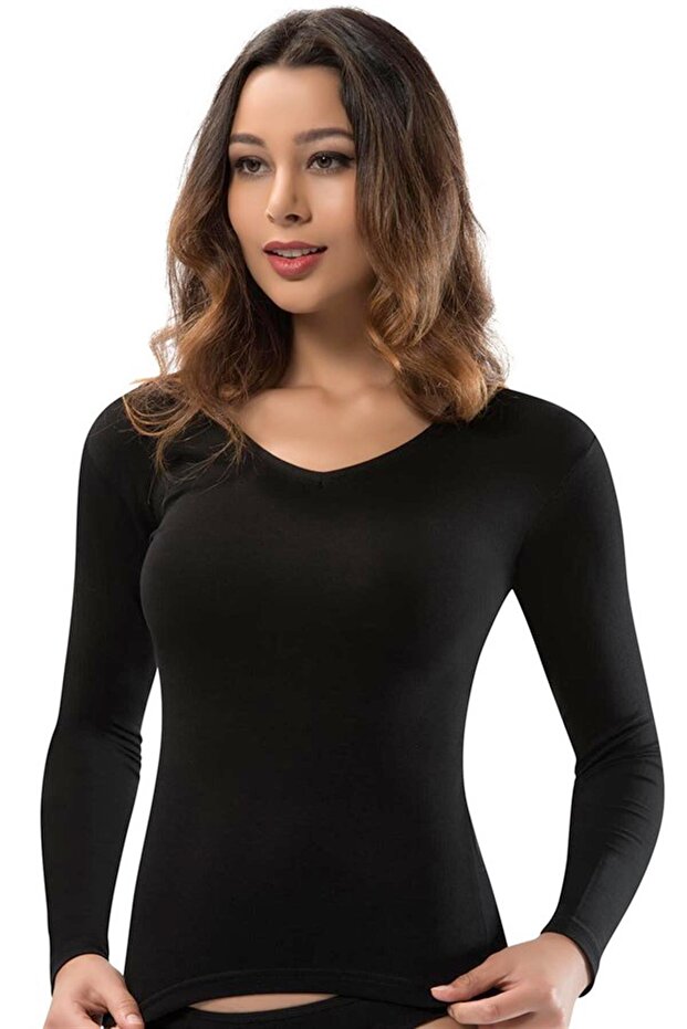 Erdem Black V-Neck T-Shirt 2332