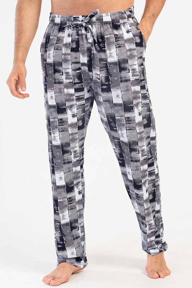 Erkek Lacivert %100 Pamuk Tek Alt C4T4N2O304 - 1