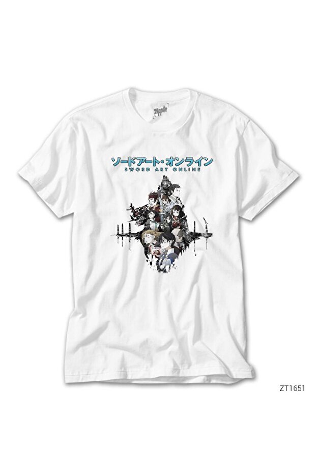 Sword Art Online Poster White T-Shirt
