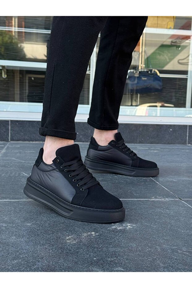 KB 046 Siyah Paraşüt Günlük Unisex Ayakkabı – Hafif Yapı - 3