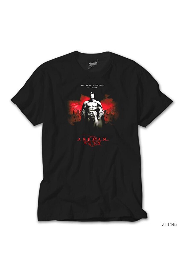 Μπλουζάκι Batmn Arkham City Μαύρο - 1