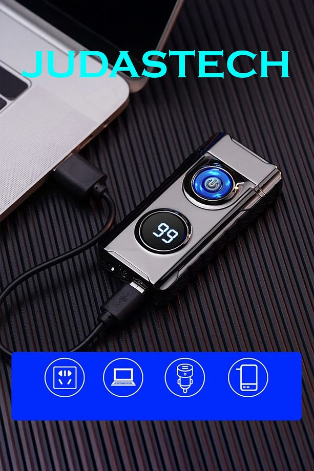 K17 USB Şarjlı 2 Arc Alevsiz Çakmak -New Style - 7