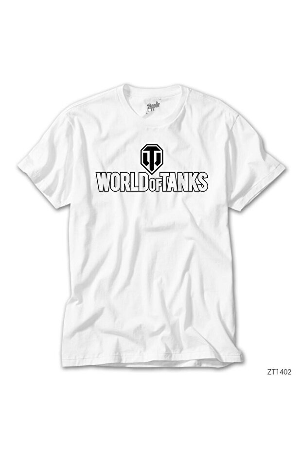 World of Tanks Logo 2 White T-Shirt