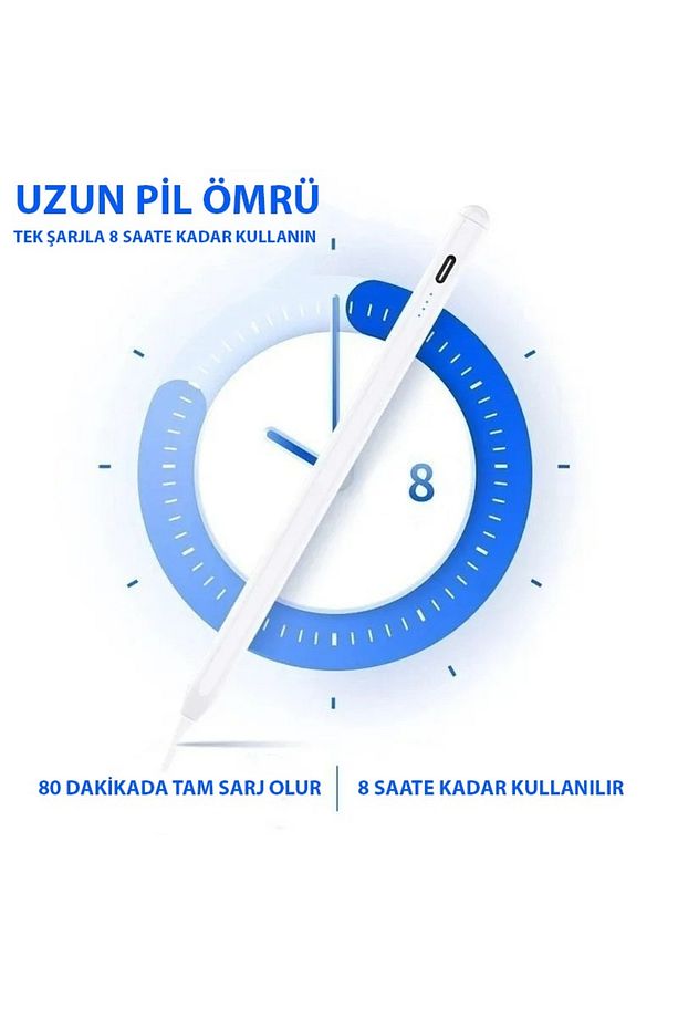 İos Android Windows Uyumlu Tablet Telefon Ipad Yazı Çizim Kalemi Yedek Uç - 6