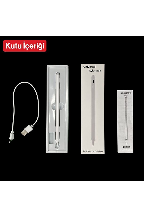 İos Android Windows Uyumlu Tablet Telefon Ipad Yazı Çizim Kalemi Yedek Uç - 5