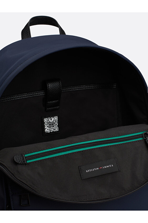 حقيبة ظهر رجالية بلون أزرق سادة - 4