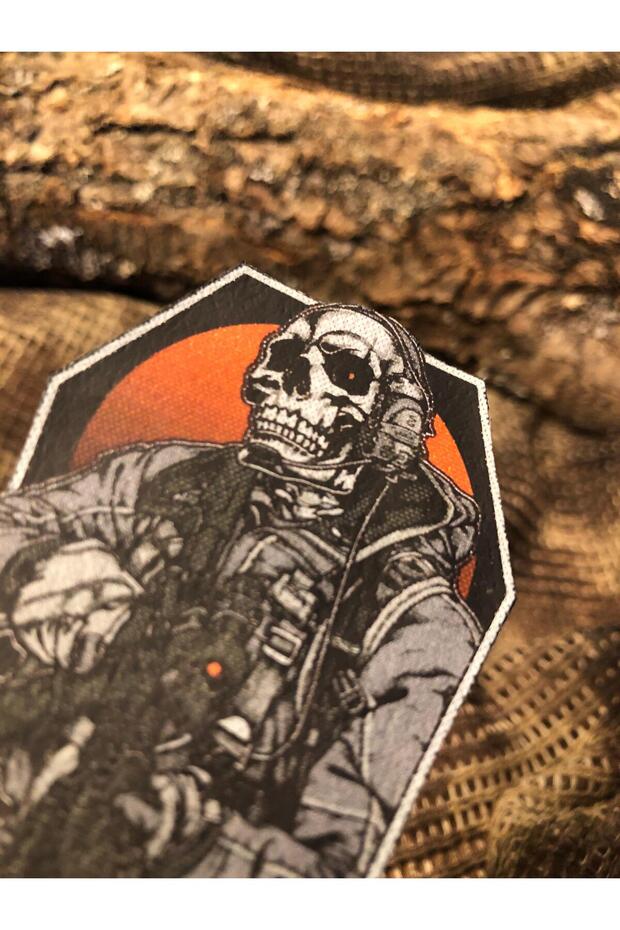 Mors Vincit Omnia Patch/Peç/Arma (8 x 5cm) - 2