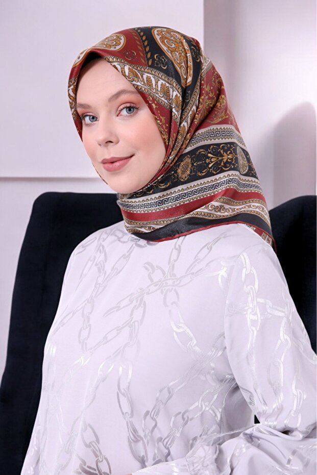 وشاح كريستال لامع بنمط عرقي