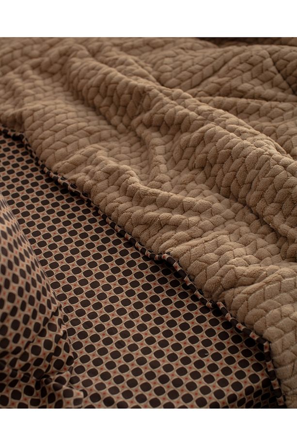 Vincent Tek Kişilik Wellsoft Comforter Set - Bej - 6