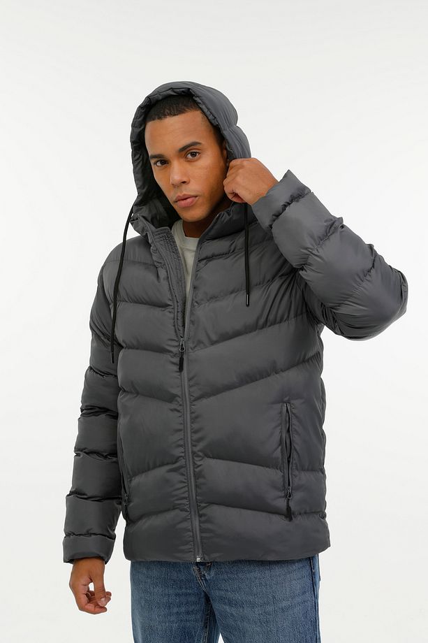 ML MARIO COAT 2SN541 3PR Antrasit Erkek Kısa Kaban - 6