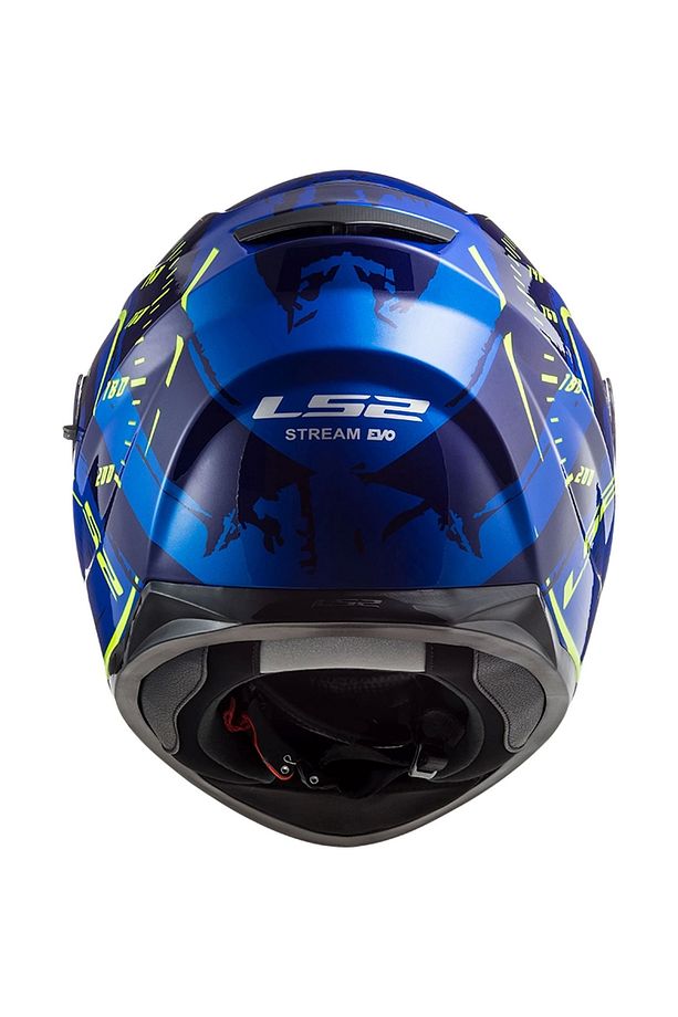 Stream Evo Tacho Mavi-neon Sarı Kask - 3