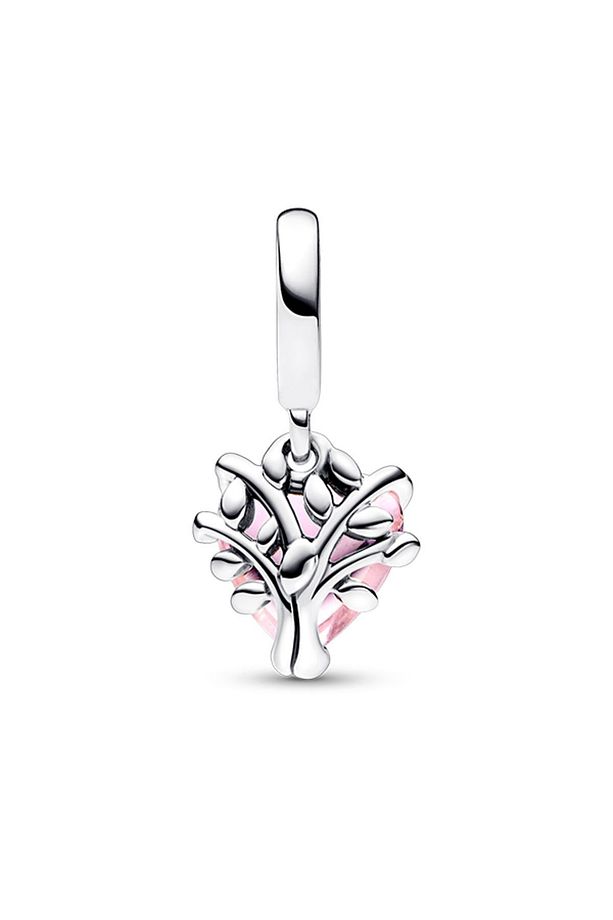 Pembe Aile Ağacı Ve Kalp Sallantılı Charm - 2