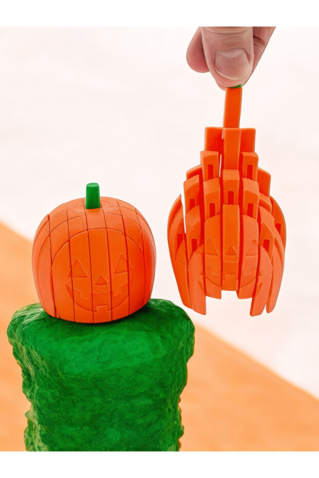 Pixel Moving Pumpkin Stress Toy