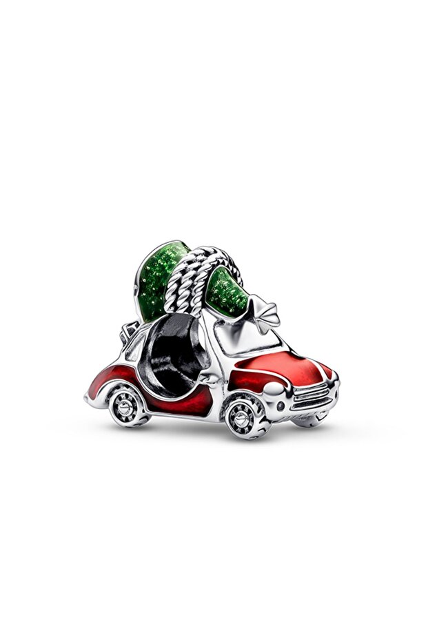 Araba ve Yılbaşı Ağacı Charm - 3