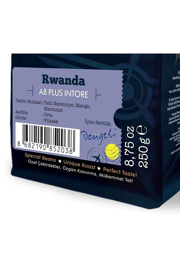 Moliendo 250 gr Rwanda Ab Plus Intore Yöresel Çekirdek Kahve - 2
