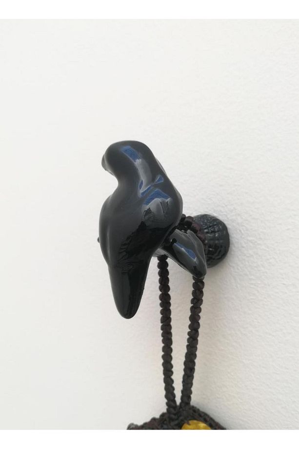 Dekoratif Tekli Kuş Modern Askılık Duvar Dekoru Askılık - 3