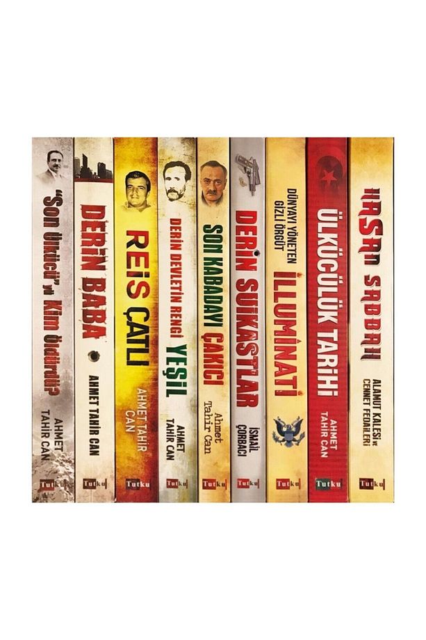 Derin Devlet Seti - 9 Kitap - 2992 Sayfa, Derin Devlet, Gizli Örgütler, Yeşil, Çakıcı, Çatlı - 2