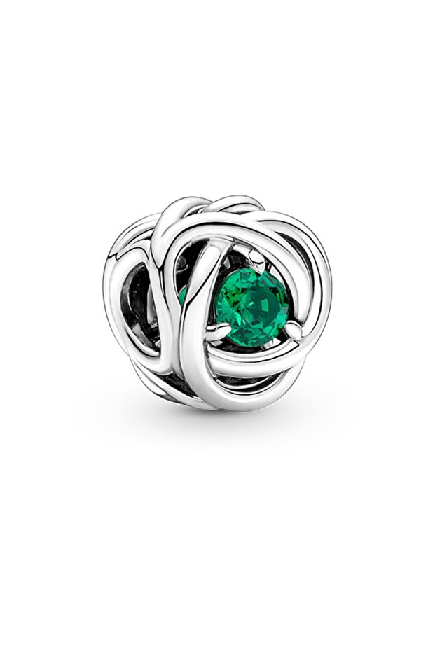 Green Infinity Wrap Charm - 3