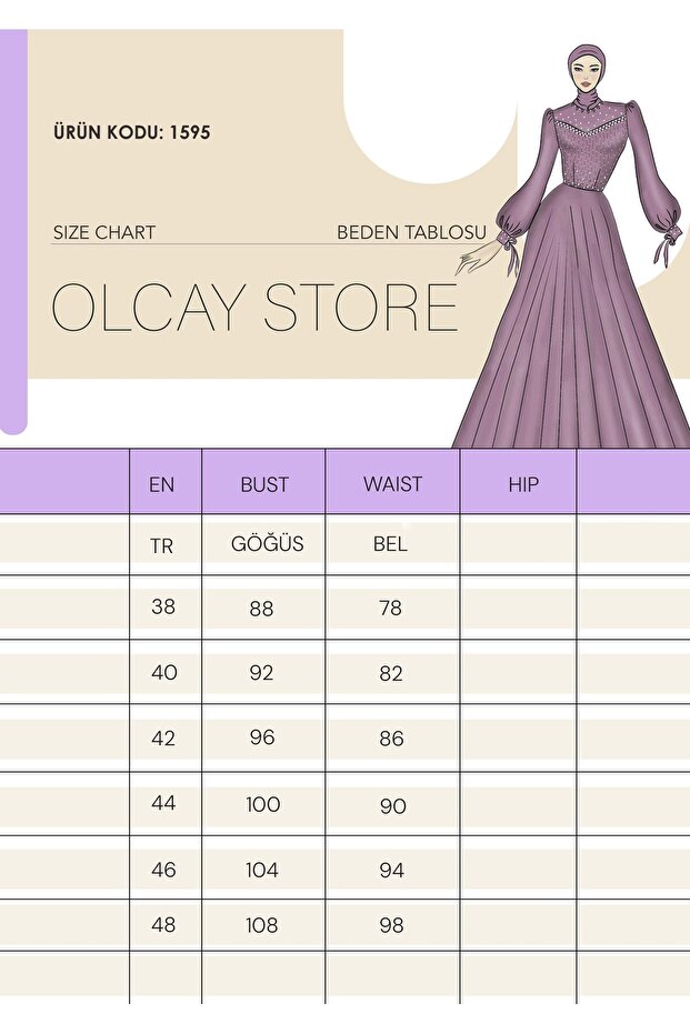 Večerní šaty s detailním plisovaným pasem EKRU 1595 - 7