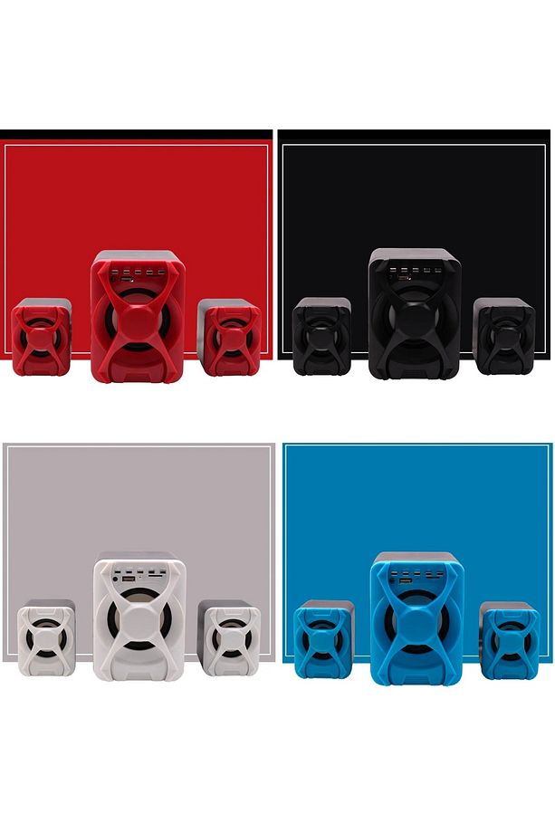 Ft-xsd2 2+1 Powerful Extra Bass Usb Pc Güçlü Ses Sistemi - 5