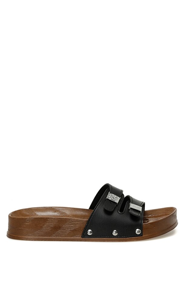 162836 .Z3Fx Black Women's House Slippers