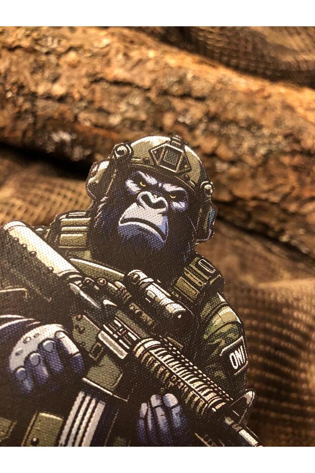 Tactical Gorilla Patch/Peç/Arma (8,3 x 8cm) - 2