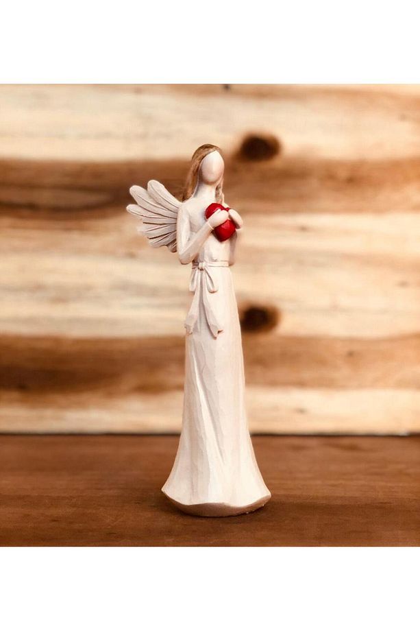 Kalbim Seninle Özel Tasarım Aşk Meleği Büyük Boy Biblo - 1