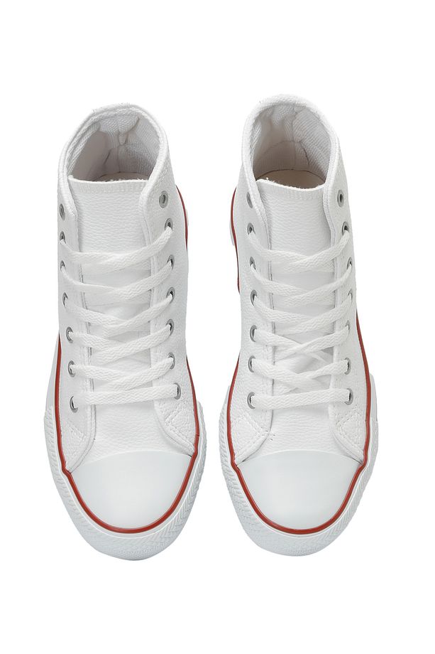 317514C.Z 3PR Beyaz Kadın Sneaker Bot - 4