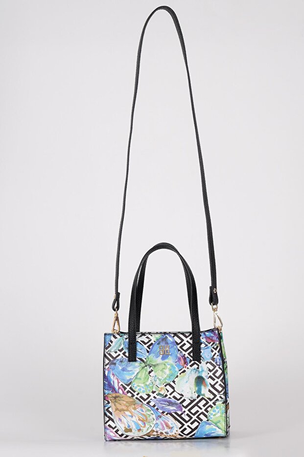 Desenli Omuz Çantası - 1
