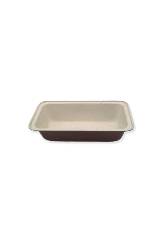 rectangular cake pan 27cm brown - 1