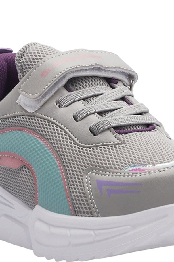 Klan In Kız Çocuk Sneaker Ayakkabı Gri - 4