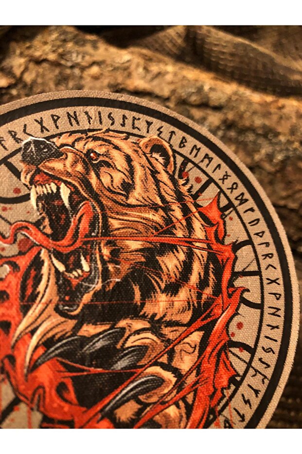 Nordic Bear Patch/Peç/Arma (8,7cm) - 2