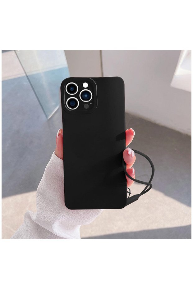 Apple iPhone 13 Pro Compatible Case Love Soft Silicone Case Black