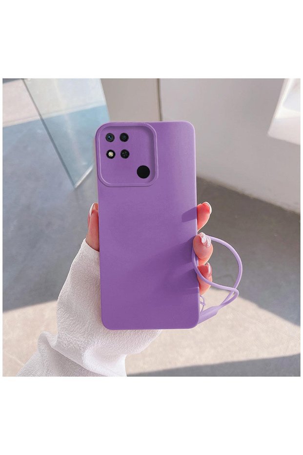 Xiaomi Redmi 10A Compatible Case Love Soft Silicone Case Lilac