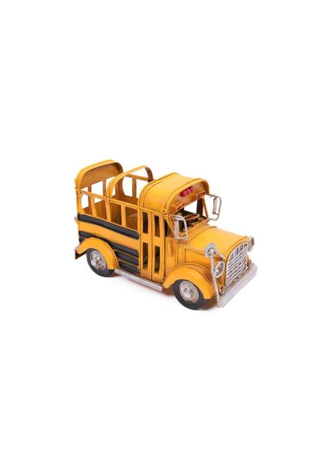 Decorative Metal Car School Bus Pen Holder 1510A-8279