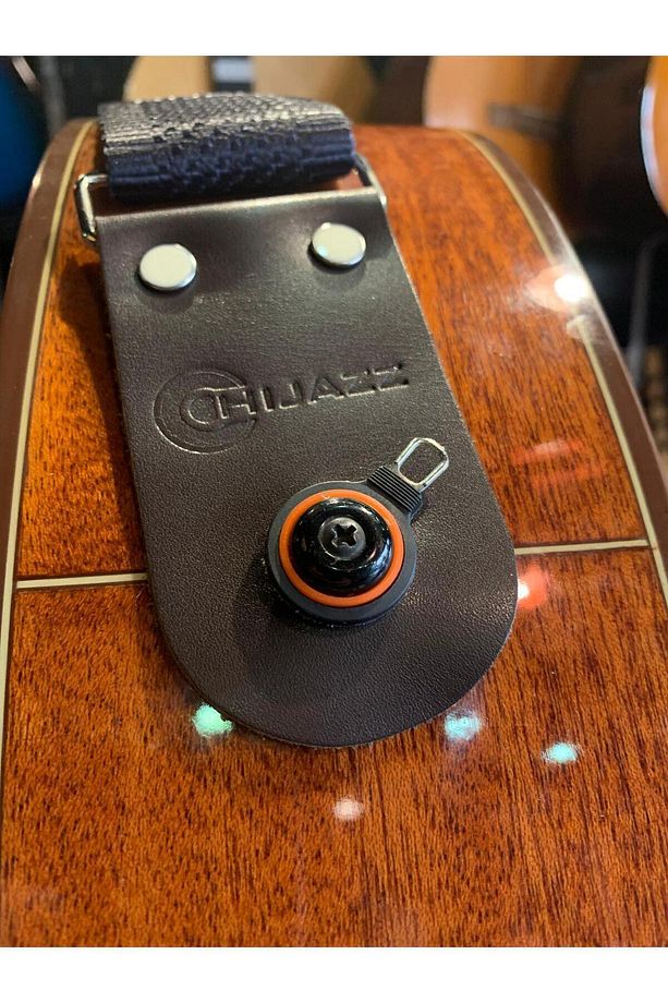 Hakiki Deri Uçlu Gitar Askısı Askı Kilidi Askı Pimi Ve Pena - 4