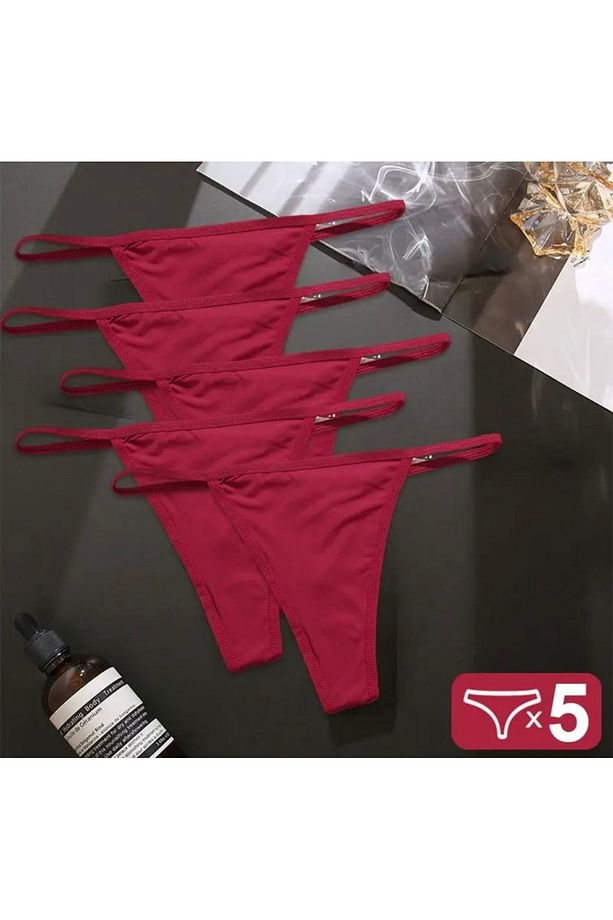 5 Li Paket Esnek String Külot - 1