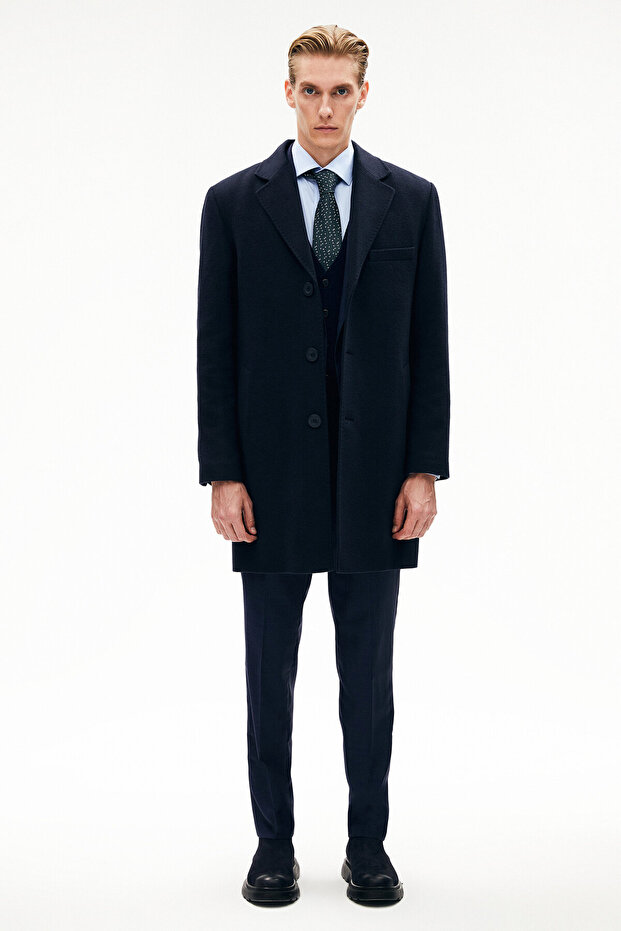 LACİVERT PALTO - 1